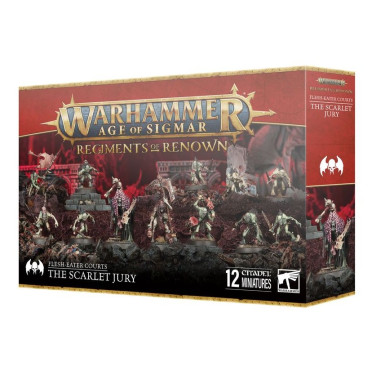 Age of Sigmar : Flesh-eater Courts – Régiment de Renom : Le Jury Écarlate