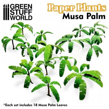 Plantes en Papier - Arbres Musa